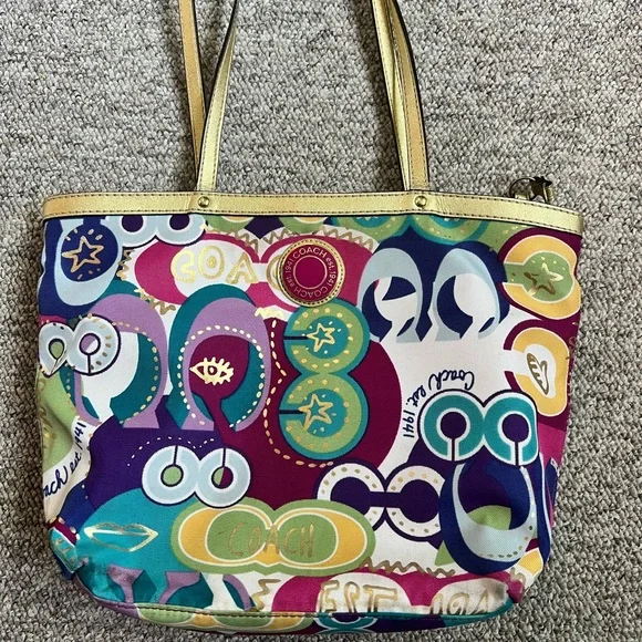 Coach | Bags | Coach Poppy Tote D22f19434 | Poshmark